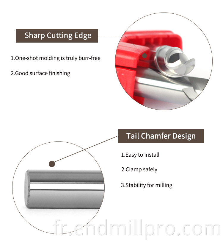 ALUMINUM BALL NOSE END MILL 2FLUTE